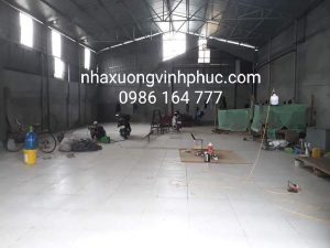 Cho Thuê 330m2 Nhà Xưởng Giá Rẻ Tại Vĩnh Yên Vĩnh Phúc